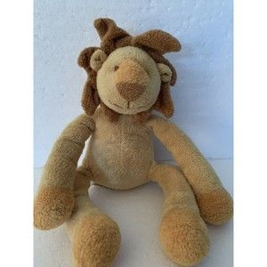 Baby Ganz Collection Llon Soft Plush Stuffed Animal Lovey Rattle Inside